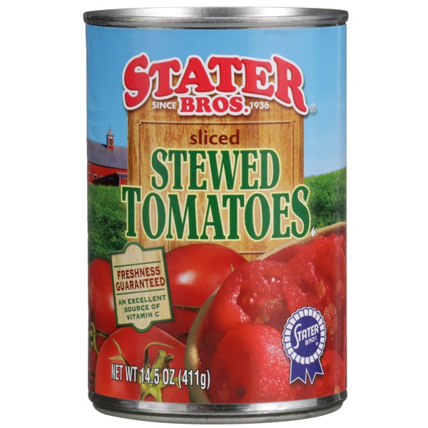 Stater Bros. Sliced Stewed Tomatoes 1Source