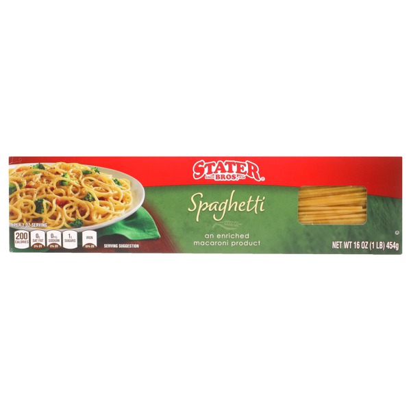 Stater Bros. An Enriched Macaroni Product, Spaghetti 1Source