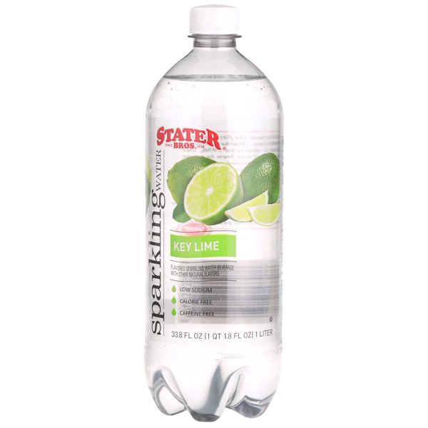 Stater Bros. Key Lime Flavored Sparkling Water Beverage 1Source