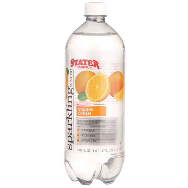 Stater Bros. Orange Cream Flavored Sparkling Water Beverage 1Source