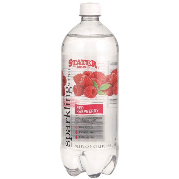Stater Bros. Red Raspberry Flavored Sparkling Water Beverage 1Source