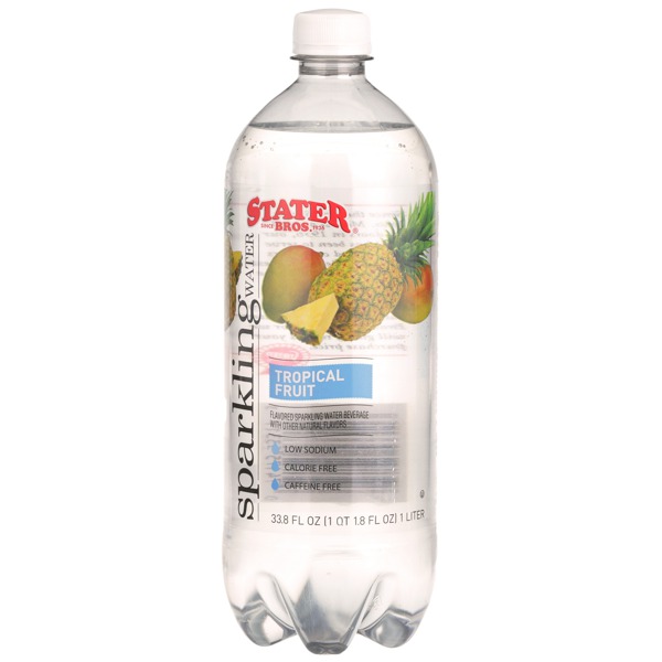 Stater Bros. Tropical Fruit Flavored Sparkling Water Beverage 1Source