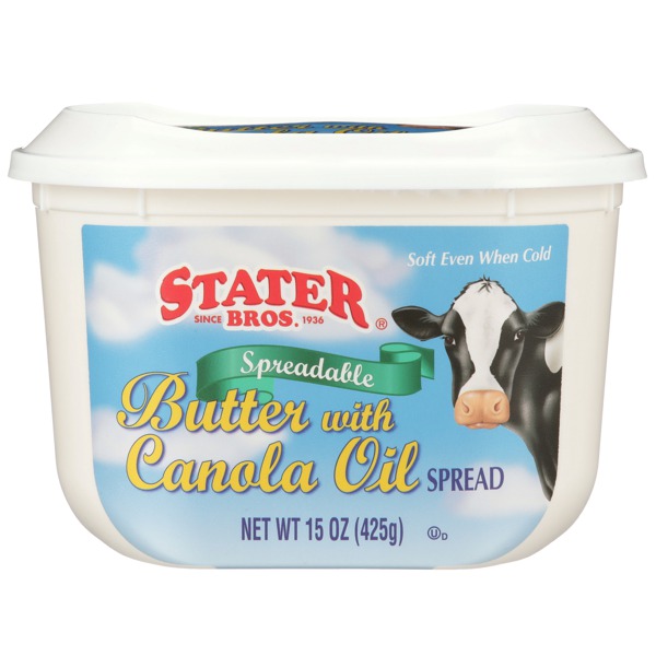 Stater Bros. Spreadable Butter With Canola Oil Spread 1Source