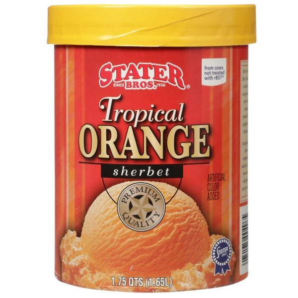 Stater Bros. Tropical Orange Sherbet 1Source