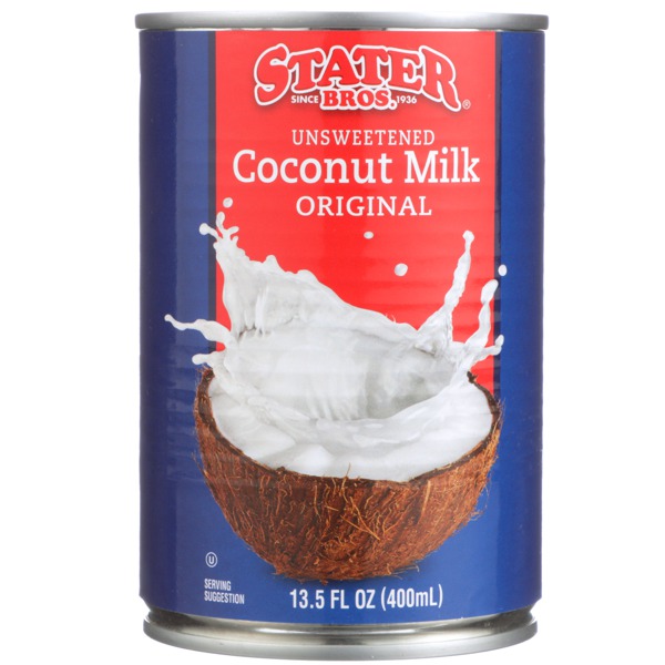 Stater Bros. Original Unsweetened Coconut Milk 1Source