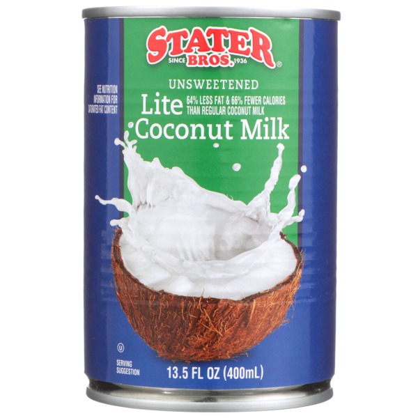 Stater Bros. Unsweetened Lite Coconut Milk 1Source