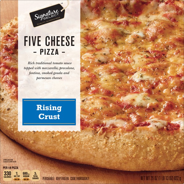 Signature Select FIVE CHEESE RISING CRUST PIZZA 1Source