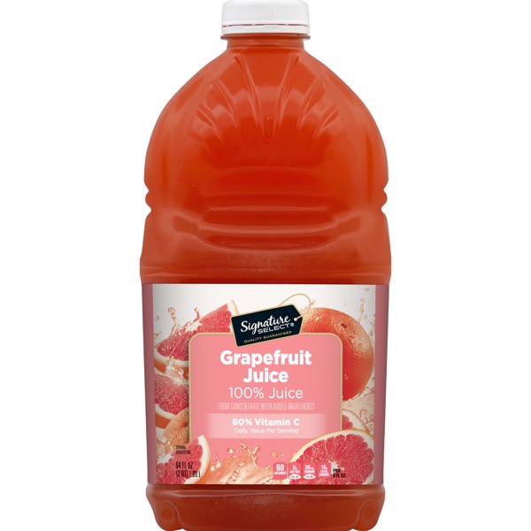 Signature Select 100 GRAPEFRUIT JUICE FROM CONCENTRATE WITH ADDED