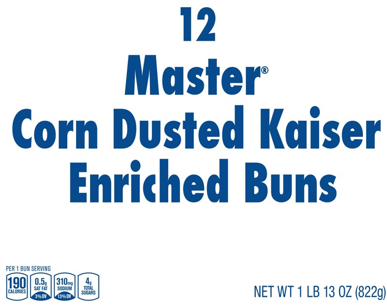 Master CORN DUSTED KAISER ENRICHED BUNS 1Source