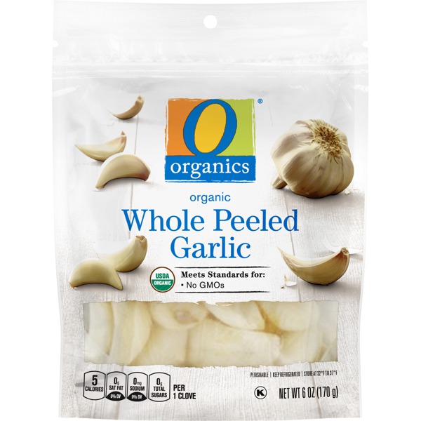 O Organics Organic Whole Peeled Garlic 1Source