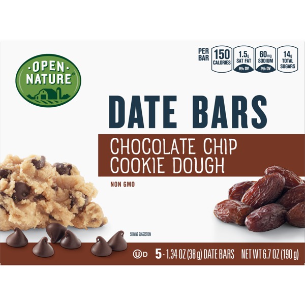 Chocolate Chip Cookie Dough Date Bars 1Source