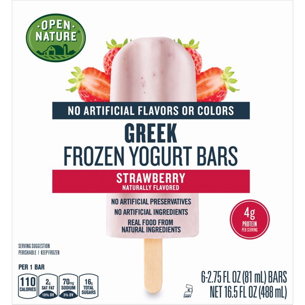 STRAWBERRY GREEK FROZEN YOGURT BARS 1Source