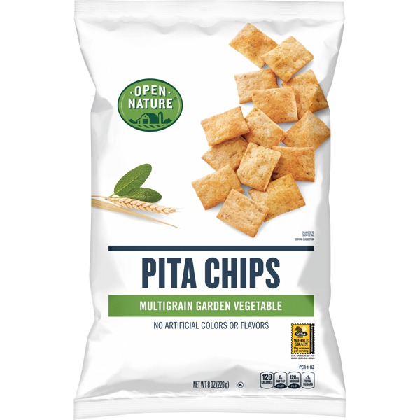 Open Nature Multigrain Garden Vegetable Pita Chips 1Source