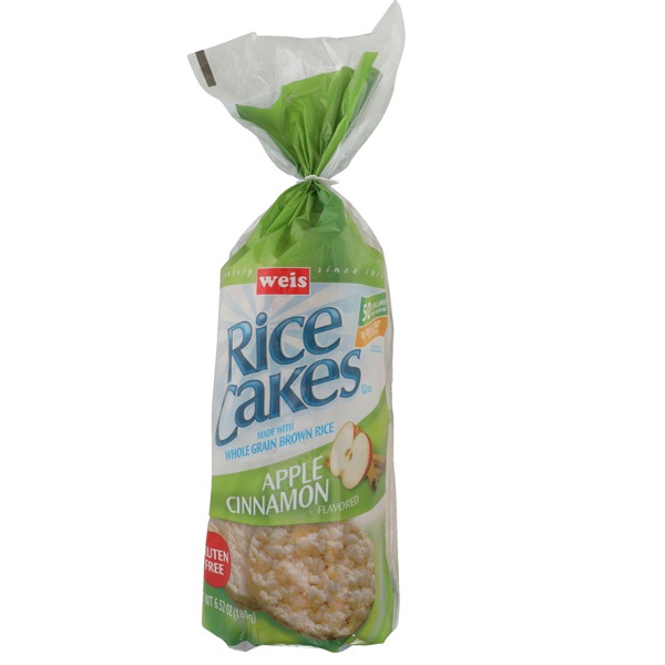 Weis APPLE CINNAMON RICE CAKES 1Source