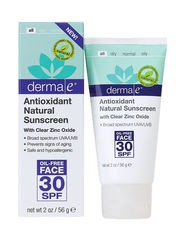 derma e antioxidant natural sunscreen spf 30