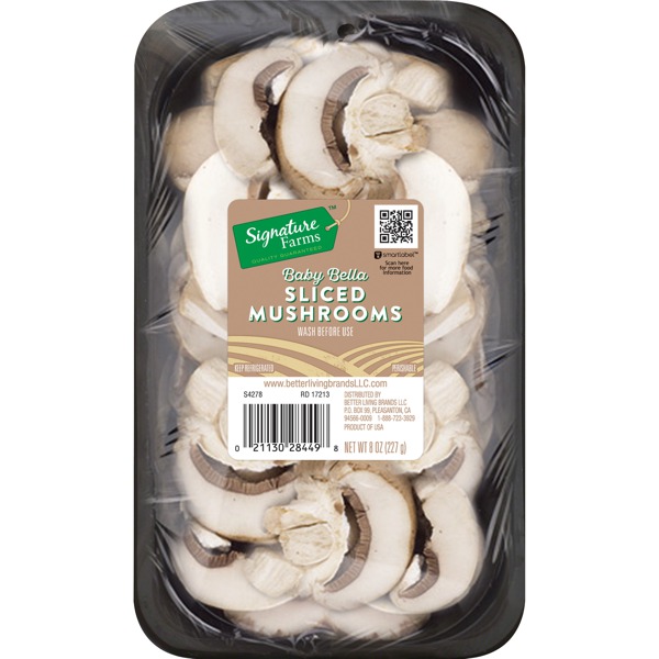 BABY BELLA SLICED MUSHROOMS - 1Source