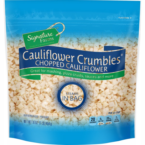 Signature Farms CHOPPED CAULIFLOWER 1Source
