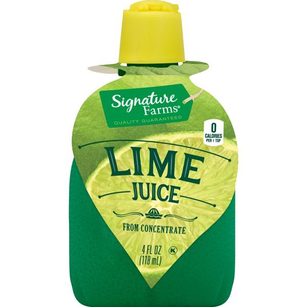 Signature Farms LIME JUICE FROM CONCENTRATE 1Source