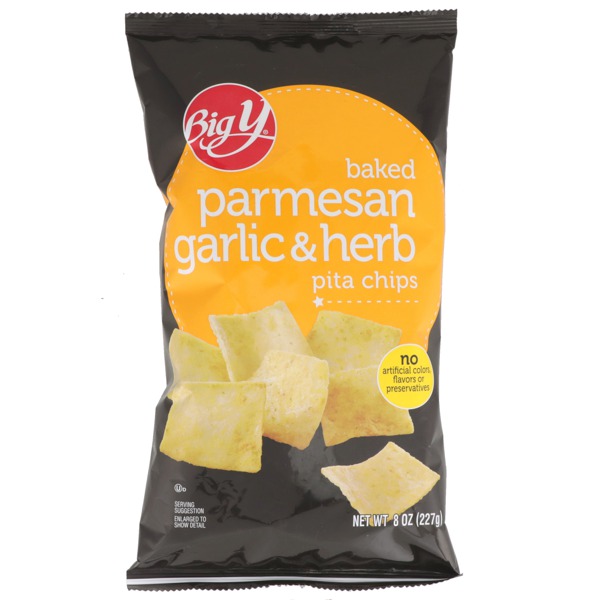 BAKED PARMESAN GARLIC & HERB PITA CHIPS 1Source