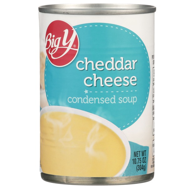 Big Y CHEDDAR CHEESE CONDENSED SOUP 1Source