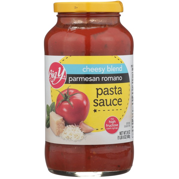 CHEESY BLEND PARMESAN ROMANO PASTA SAUCE 1Source
