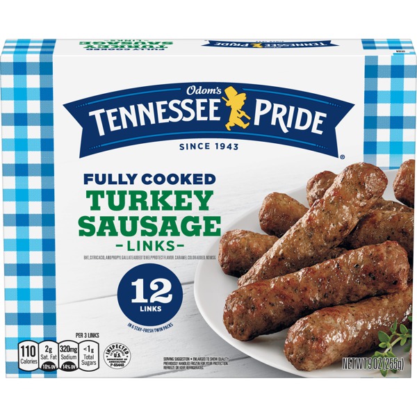 Odom'S Tennessee Pride FULLY COOKED TURKEY SAUSAGE LINKS 1Source