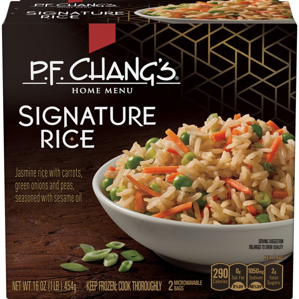 Signature Jasmine Rice With Carrots, Green Onions And Peas, Seasoned