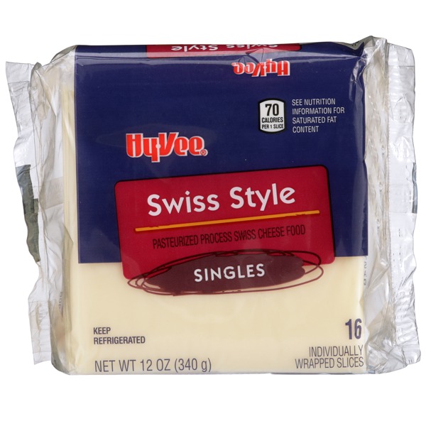 SWISS STYLE PASTEURIZED PROCESS SWISS CHEESE FOOD SINGLES 1Source