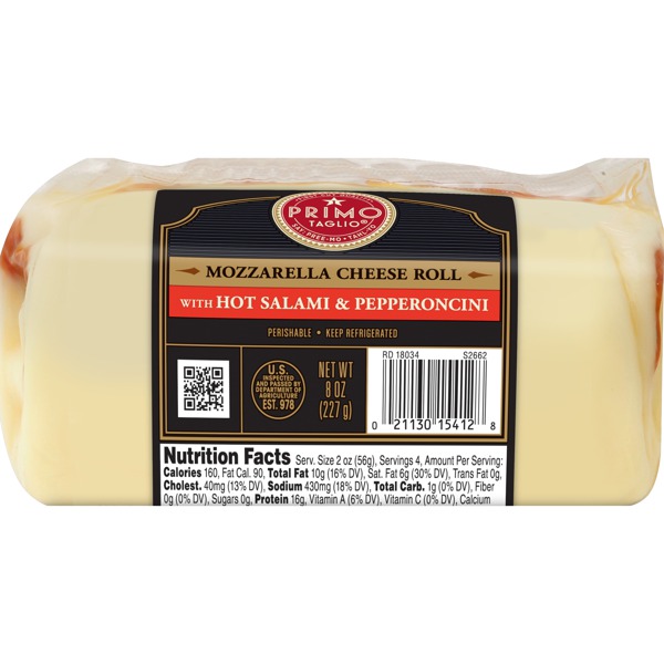 Primo Taglio MOZZARELLA CHEESE ROLL 1Source