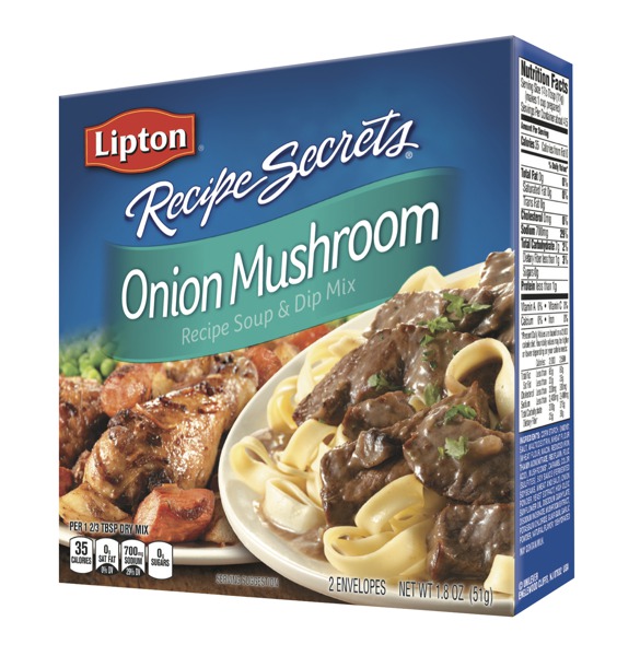 Lipton, Recipe Secrets, Recipe Soup & Dip Mix, Onion Mushroom 1Source