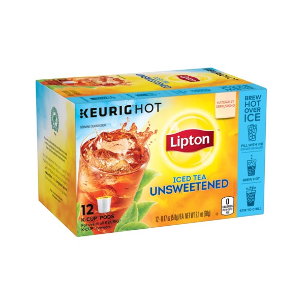 Lipton, Unsweetened Iced Tea, KCup Pods 1Source
