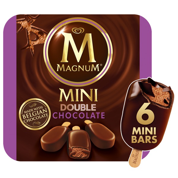 Magnum, Mini, Ice Cream Bars, Double Chocolate 1Source