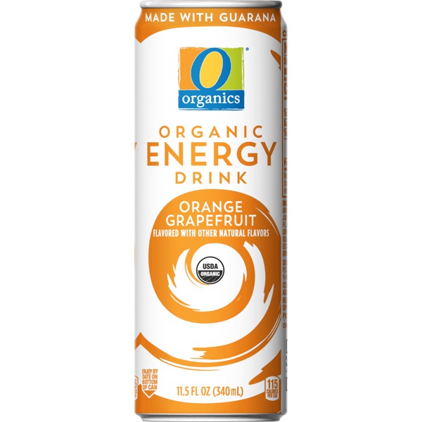 O Organics Orange Grapefruit Organic Energy Drink 1Source