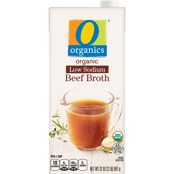 O Organics ORGANIC LOW SODIUM BEEF BROTH 1Source