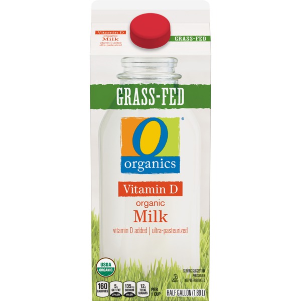 O Organics GRASSFED VITAMIN D ORGANIC MILK 1Source