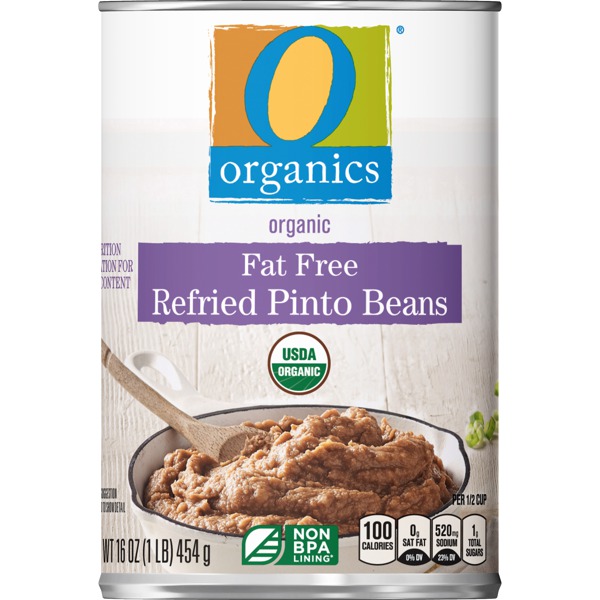 Organic Fat Free Refried Pinto Beans 1Source