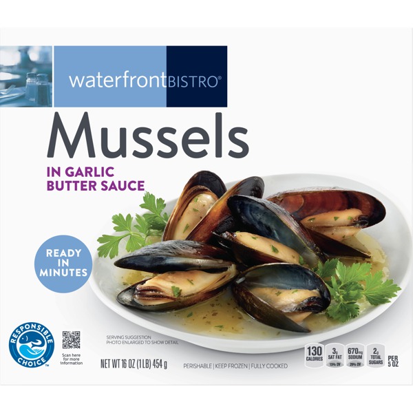 Waterfront Bistro Mussels In Garlic Butter Sauce 1Source