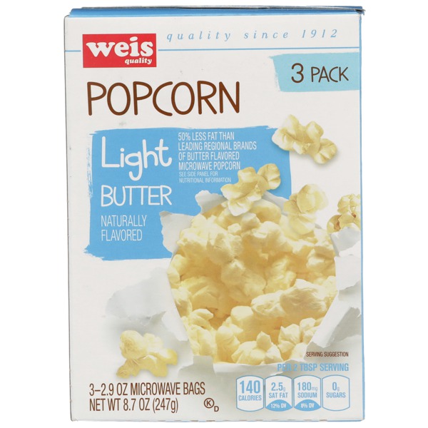 Weis Quality LIGHT BUTTER POPCORN 1Source
