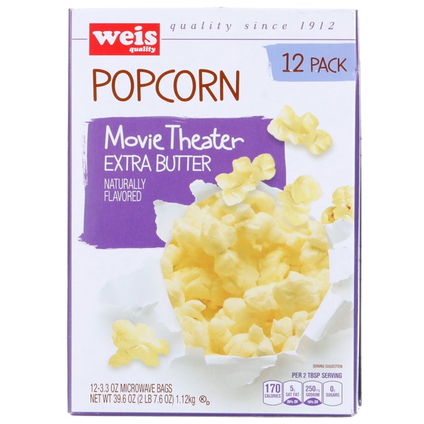 Weis Quality MOVIE THEATER EXTRA BUTTER POPCORN 1Source