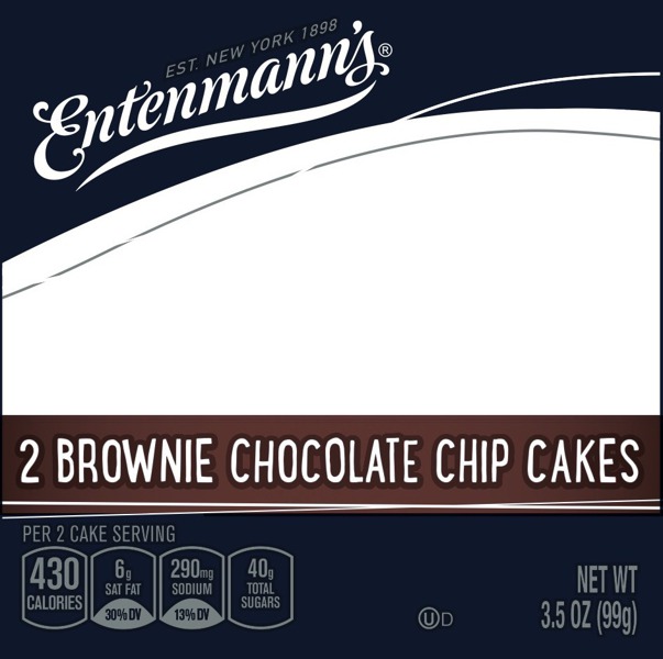 Entenmann'S Brownie Chocolate Chip Cakes 1Source