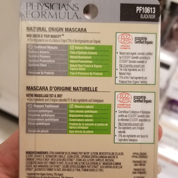Physicians Formula Natural Origin Mascara 1Source
