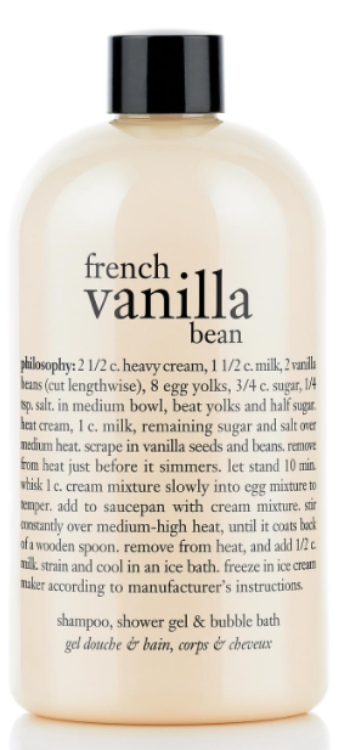 Philosophy Shampoo Shower Gel & Bubble Bath French Vanilla Bean - 1Source