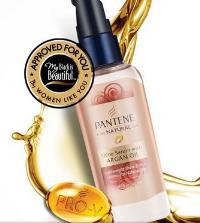 Pantene Truly Natural Hair Shine Serum With Argan Oil 1 7fl Oz