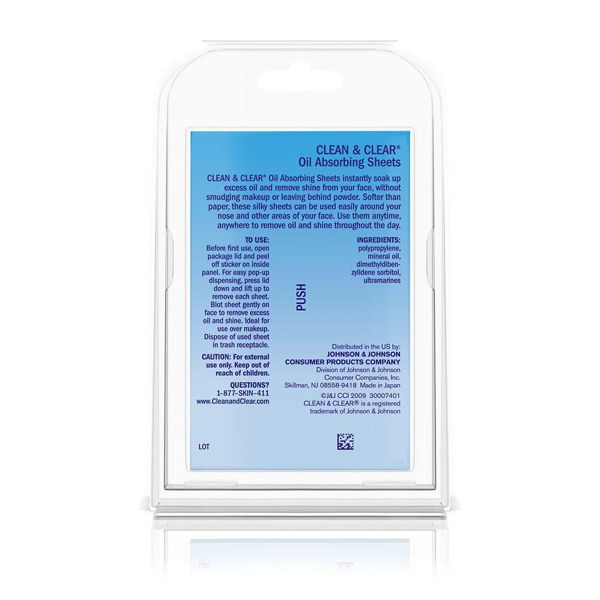 Clean & Clear Oil Absorbing Sheets 1Source