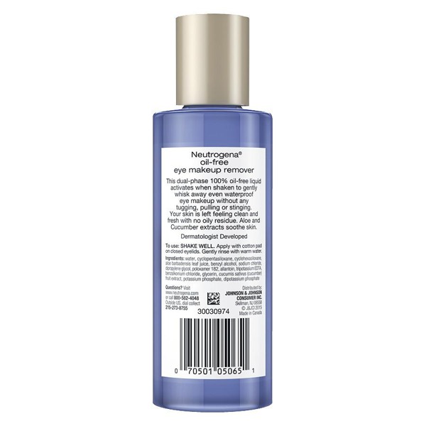 Neutrogena OilFree Eye Makeup Remover Liquid 1Source