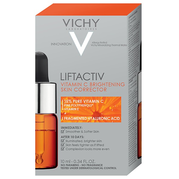 Vichy Liftactiv Vitamin C Face Serum Brightening Skin Corrector With