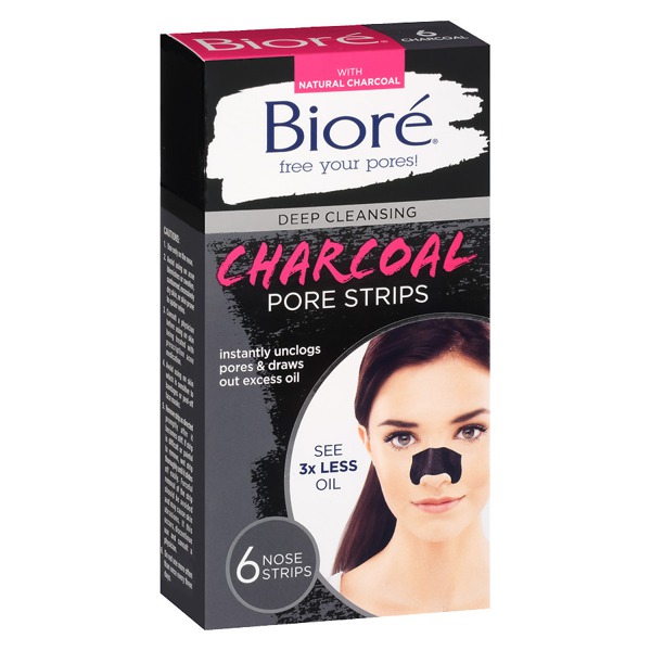 Biore Deep Cleansing Charcoal Pore Strips 1Source