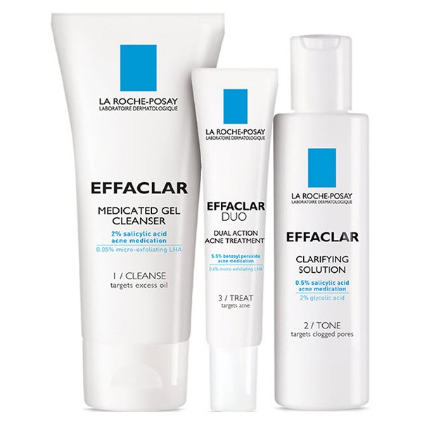 La RochePosay Effaclar Dermatological Acne Treatment System For Face
