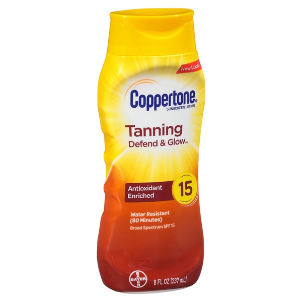 Coppertone Tanning Lotion Sunscreen, SPF 15 1Source
