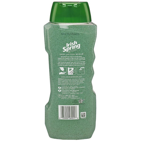 Irish Spring Body Wash Deep Action Scrub 1Source